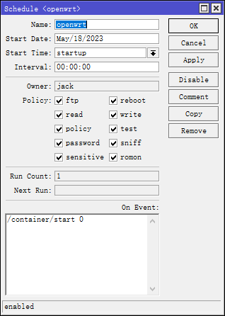 RouterOS V7.x 安装Container容器，在容器里安装Openwrt做旁路由，这样实现科学上网