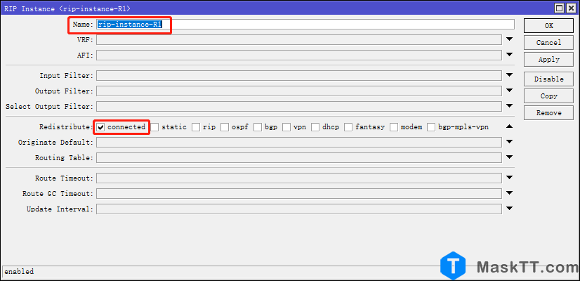 RouterOS V7.10 GRE over IPSec Tunnel GRE隧道 RIP广播协议