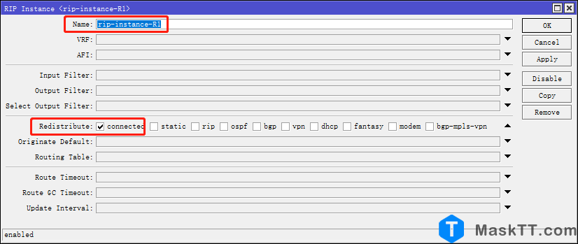 RouterOS V7.10 GRE over IPSec Tunnel GRE隧道 RIP广播协议