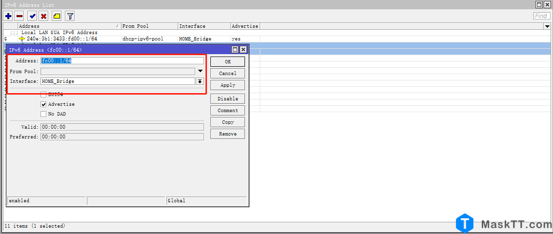 RouterOS IPV6设置 Ros能较好支持IPV6 以SLAAC方式来配置IPV6