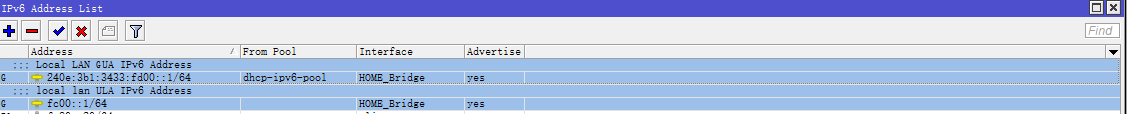 RouterOS IPV6设置 Ros能较好支持IPV6 以SLAAC方式来配置IPV6