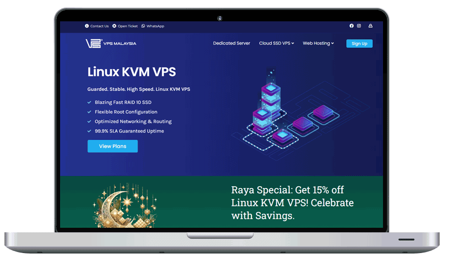 MALAYSIA 马来西亚 Linux KVM VPS 活动享受85折 不限流量